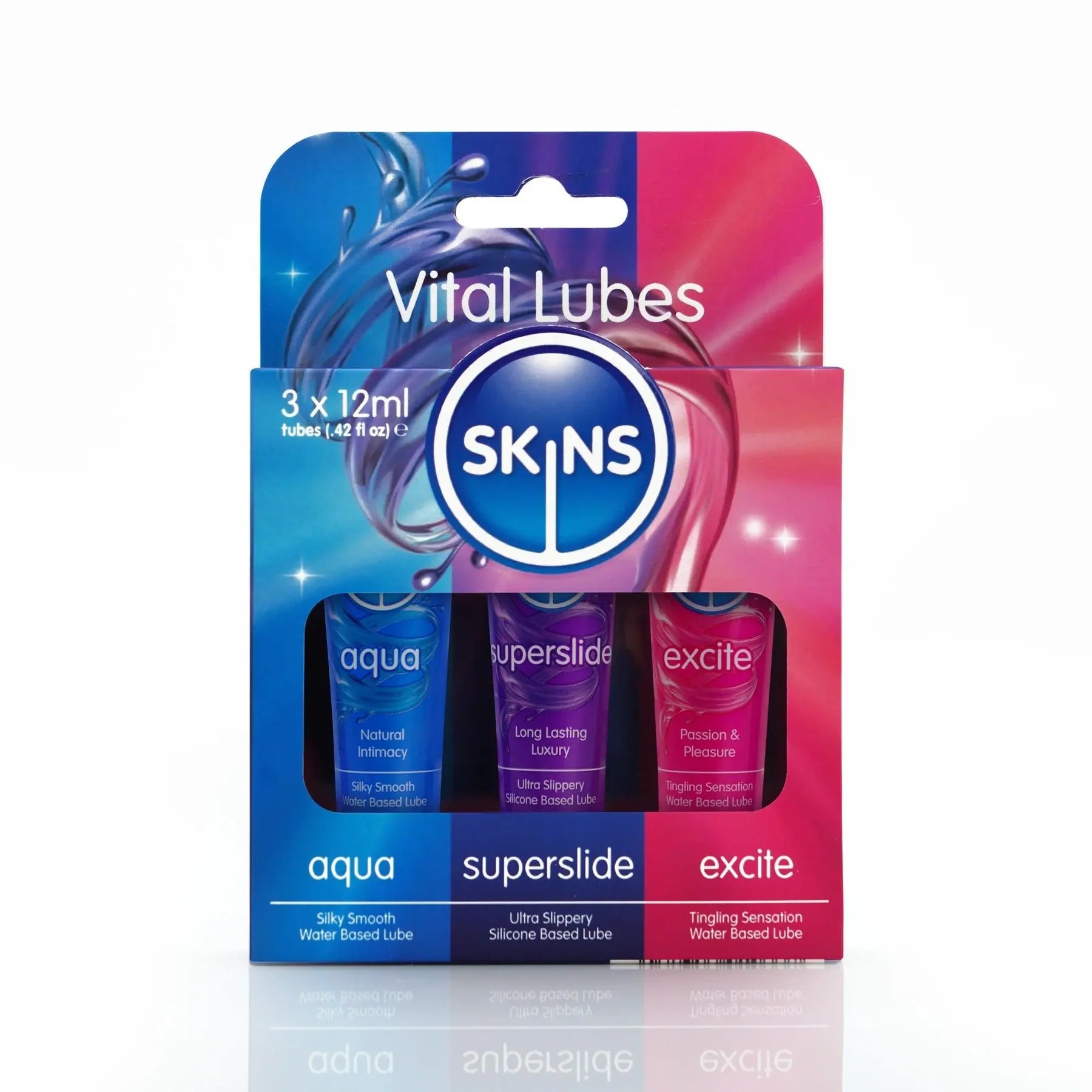 Skins Vital Lubes Sampler Tubes