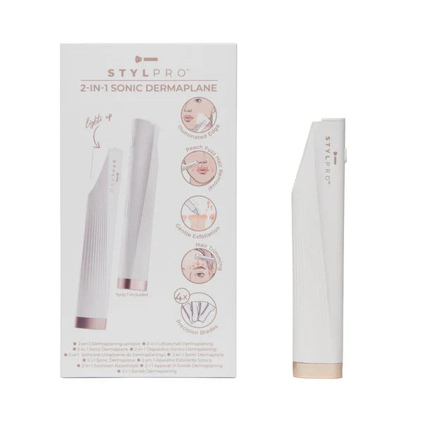 Stylpro 2-in-1 Light Up Sonic Dermaplane