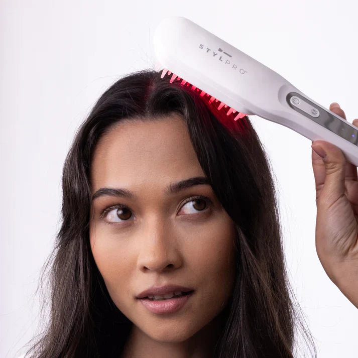 Stylpro Red Light Hairbrush + Floland Ampoule Treatment