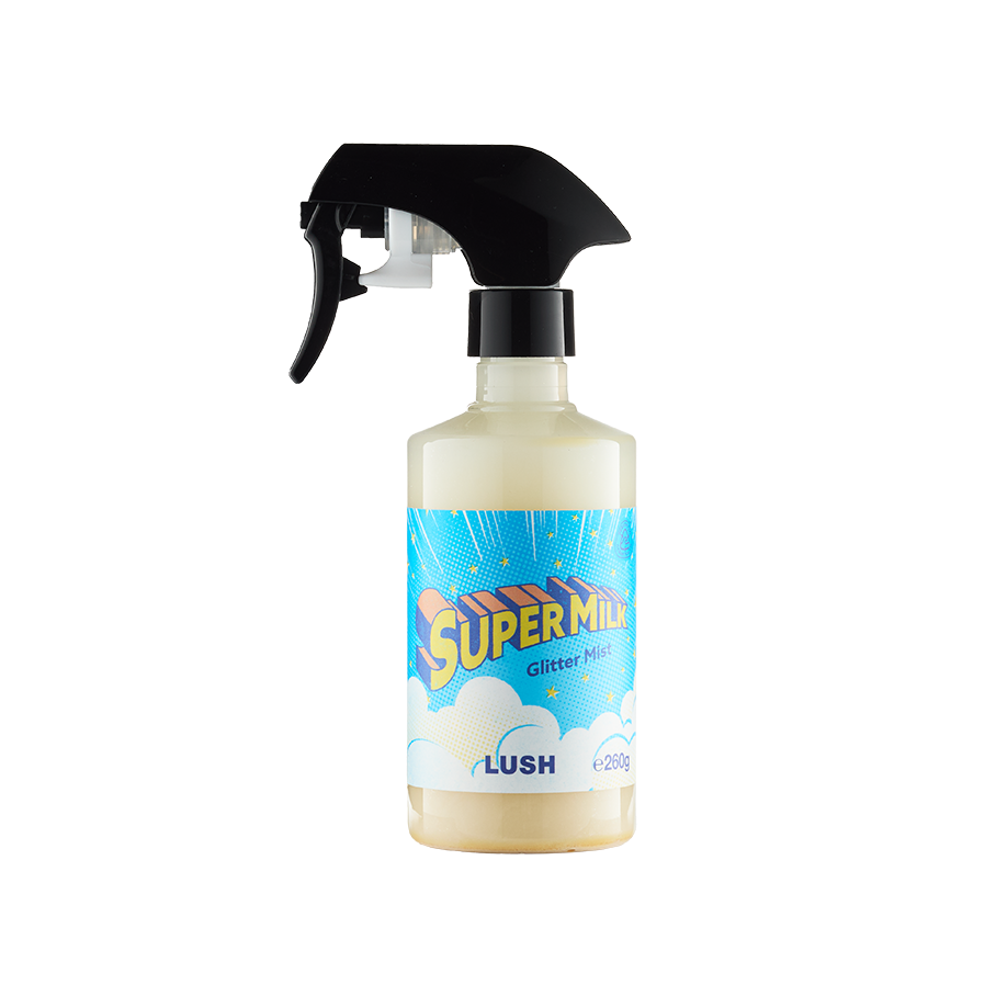 LUSH Super Milk Glitter Mist Spray