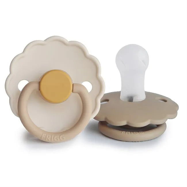 FRIGG Daisy Silicone 2-Pack Chamomile/Croissant